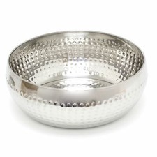 24cm Silver Metal Fruit Bowl |