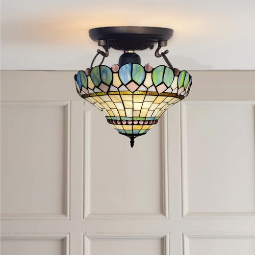 Tiffany style ceiling - tiffany,