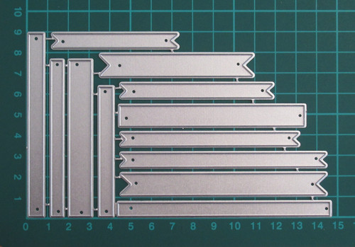 Piece banner metal - piece, cutting