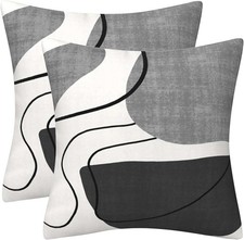 Set of 2 Cushion Covers 45 x