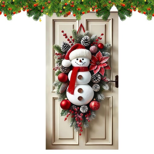 Christmas door decor - 2d,