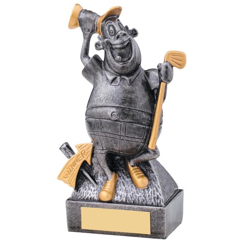 Comic golf trophy winner - -,