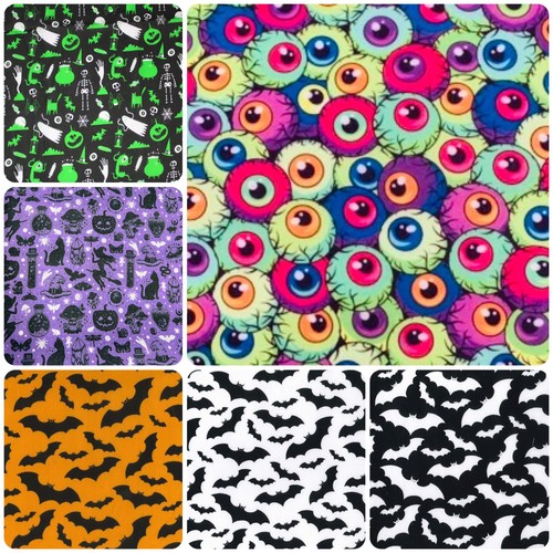 Polycotton halloween fabric - halloween,