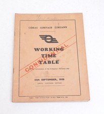 Railway Working Timetable CIE