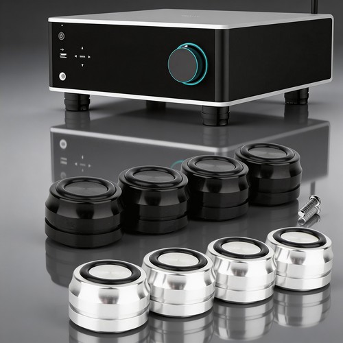 4pcs aluminum hifi speaker - hifi,