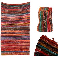 Luxury Orange Rag Rug