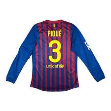Gerard Piqué 3 FC Barcelona Match Issue / Worn Home Shirt 2011-12