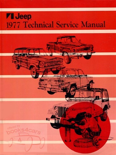 Jeep 1977 shop manual service - 1977,