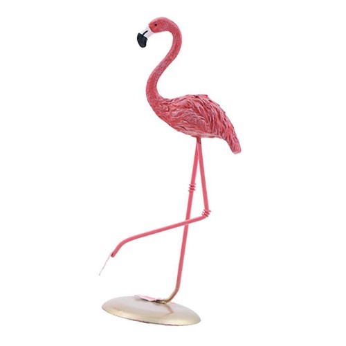 Decorative flamingo statue - decorative,
