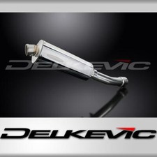 KAWASAKI ZX9R NINJA 1998-1999 350mm OVAL STAINLESS BSAU SILENCER EXHAUST KIT