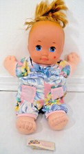Vintage 1989 Mattel Magic Nursery  Baby Girl Doll WIth Original Nappy & Name Tag