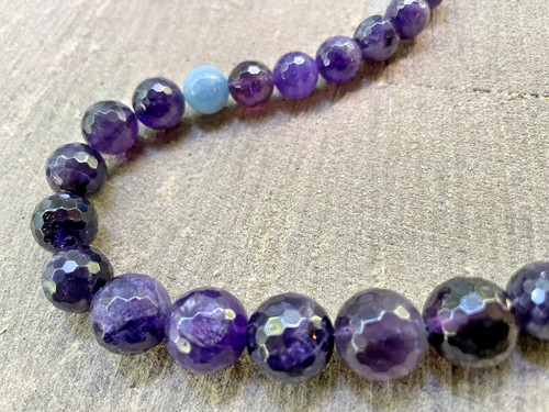 Jay king stone necklace - king, bead