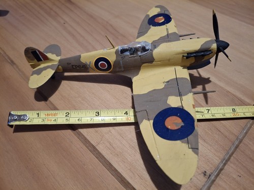 Handbuilt spitfire model - handbuilt,