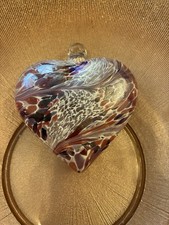 Nobile Glassware Friendship Glass Heart. Individual Mouth Blown Friendship Heart