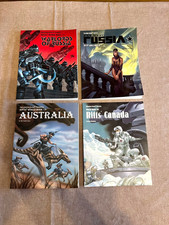4 x RIFTS RPG MEGA SOURCEBOOK – RIFTS WORLD BOOK 17 18 19 & 20  1st printings