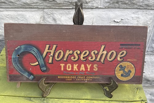 Vintage horseshoe brand fruit - horseshoe,