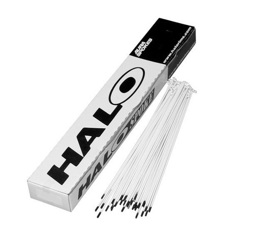 White halo bike spokes 14g - 4, x