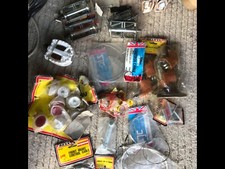 vintage bike parts / job lot sold as per picture, new old stock grubby 