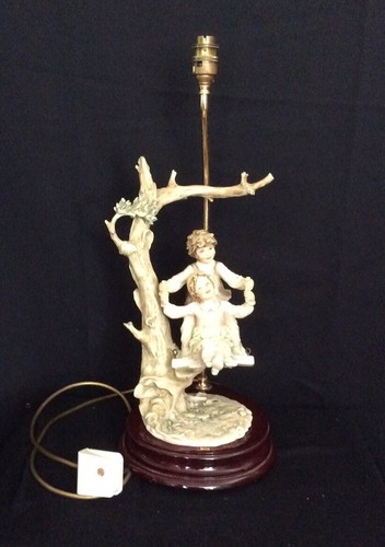 Vintage capodimonte lamp boy - boy, &