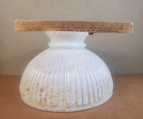 Glass antique student lamp - glass,