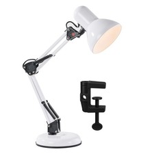 Swing arm desk - desk, lamp