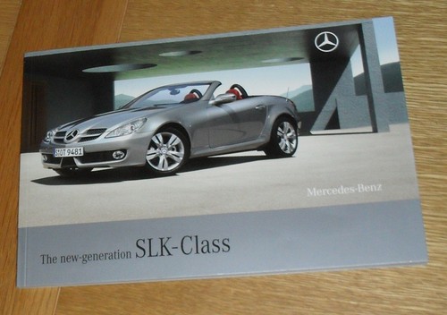 Mercedes slk roadster brochure - roadster,