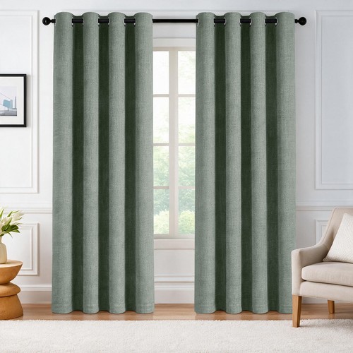 Linen blackout curtains - linen,