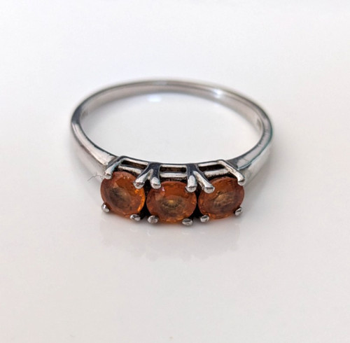 Silver ring mexican fire - silver, opal