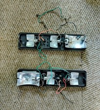 Rear light housing, fittings and number plate lights for ABI Marauder caravan