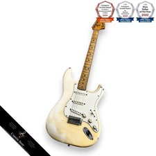 Fender Stratocaster 1972 Refinished Olympic White Solid Electric Guitar Mention