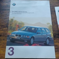 BMW 3 Series Touring Brochure 1997 - UK Issue 1/97 - E36 shape - NEW inc 325tds