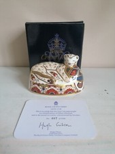 Limited Edition Royal Crown Derby "Lion Cub" Paperweight