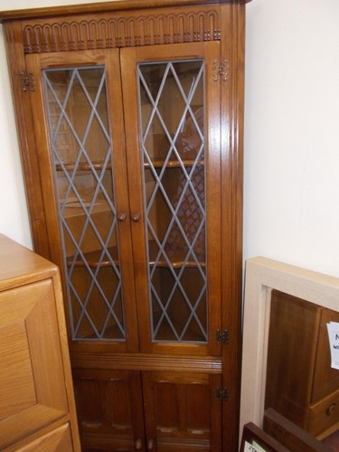 Priory corner cabinet half - cabinet-,