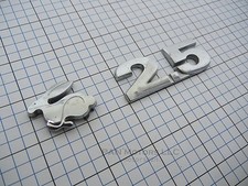 VW Rabbit 2.5 trunk emblem