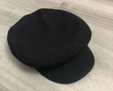 Ralph LAUREN Breton Nautical Wool Brando Cap - Black