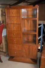 Art Deco Rosewood Bookcase