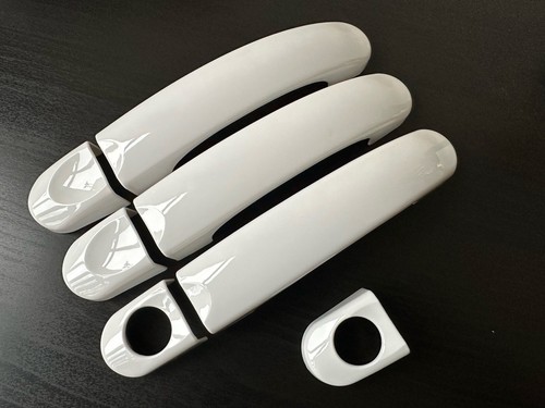 Gloss white door handle - white,