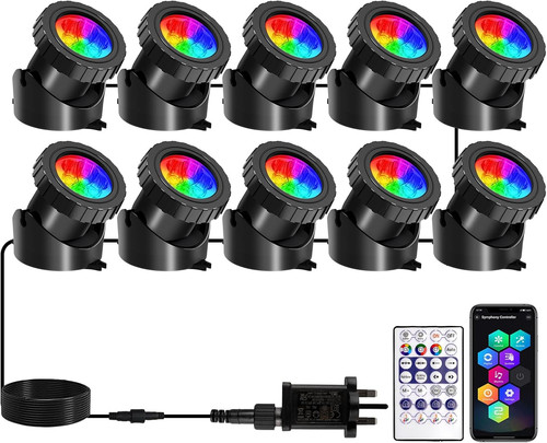 Pond lights mains - mains, powered