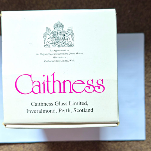 Caithness pink clear glass - caithness,