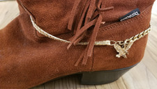 Vintage Gold-Plated Eagle Ankle Boot Chain (Boot Accessory) BOOTS NOT INCLUDED