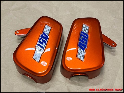 Honda cb450d air cleaner side - honda,