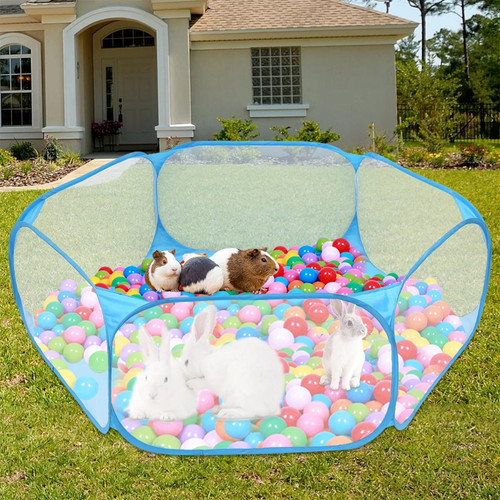Folding pet cat playpen - pet,