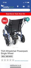 TGA Power Pack Wheelchair with Battery Mobility Aid