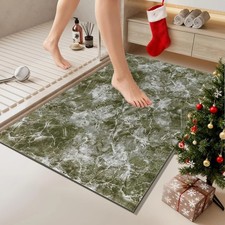 Marble Bath Mat Non Slip