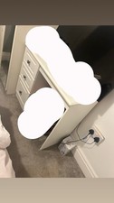 White Ikea Dressing Table/chester Drawers