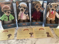 4x Meerkat Soft Toy Collection