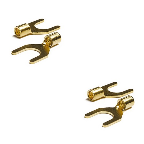 Spade terminal connectors gold - connectors,