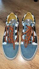 Toy Story Vans Size 8 Worn Twice, Small Mark Shown In Photo