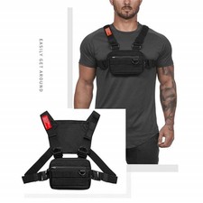 Men Chest Rig Vest Bag Hip Hop