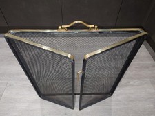 Antique Brass Fire Guard Very